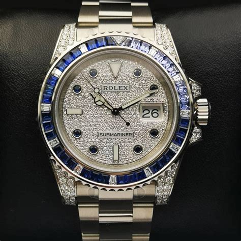 rolex submariner date diamond dial